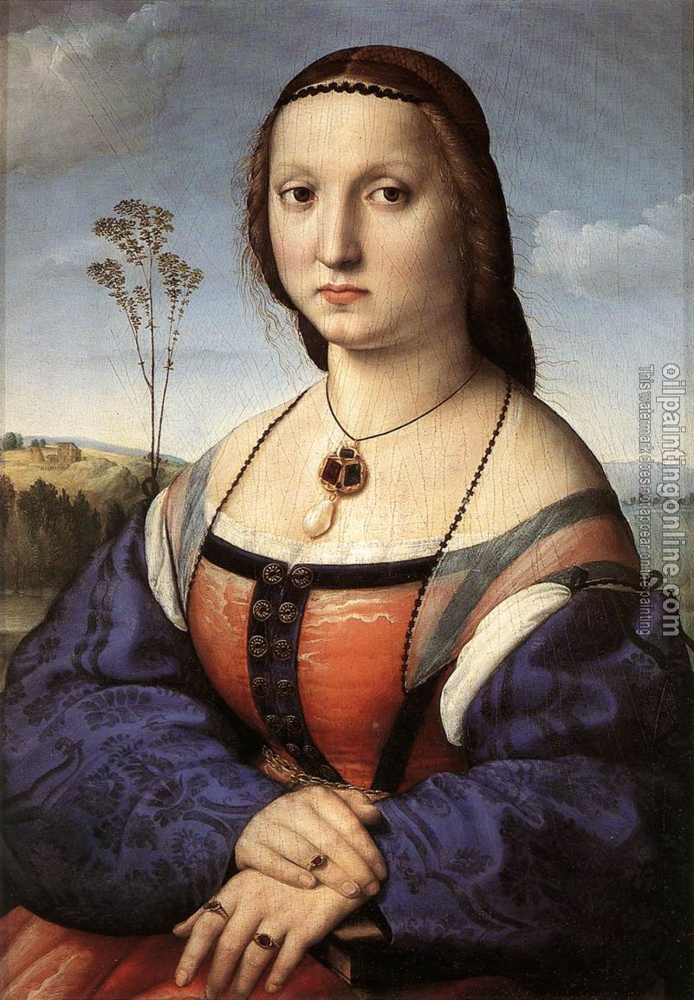 Raphael - Portrait of Maddalena Doni